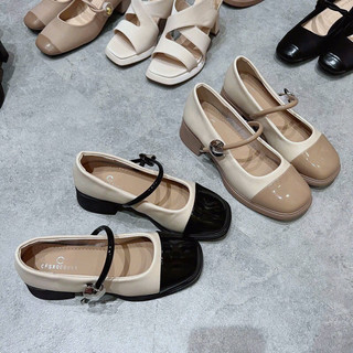 Giày Moca Dây Gài Mũi Phối Bóng Fullbox QC / Mieo Shoes B721 B722