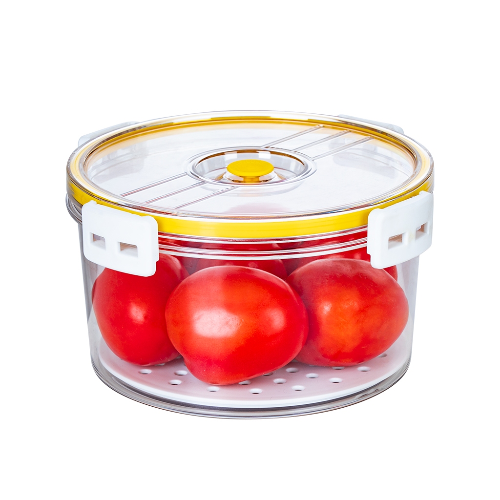 Hộp Đựng Thực Phẩm Tròn Hokori Ngăn Mùi, Ngăn Vi Khuẩn Xâm Nhập Chính Hãng Việt Nhật (mã 6558)