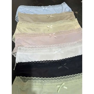 Quần Lót Nữ Đúc Su Lạnh Phối Viền Ren Sexy Chống Lộ mã 9119
