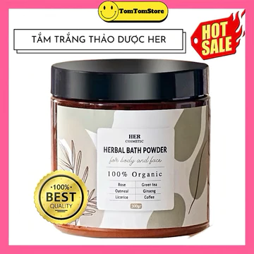 Bột tắm trắng thảo dược Her Bath Powder giành cho cả body & face siêu trắng mềm mịn an toàn hiệu quả cấp tốc