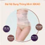 Đai Nịt Bụng Thông Minh IQKAO Dán Điều Chỉnh – Đai Giảm Mỡ, Thon Eo Sau Sinh, Định Hình Vòng 2 Cao Cấp, Size 90x22cm