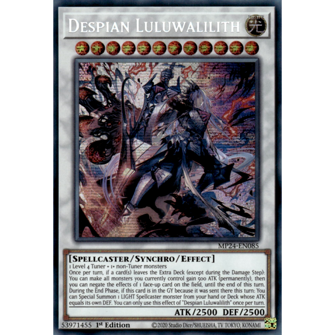 Yu-Gi-Oh! Junk Warrior - MP24-EN131 - Secrète Rare Prismatique - 1ère Édition, Carte De Collection