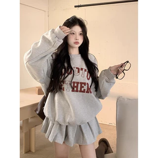 Áo nỉ Sarad áo nỉ swt nữ INS cozy fashionable comfortable WWY23B0QW8 48Z231129