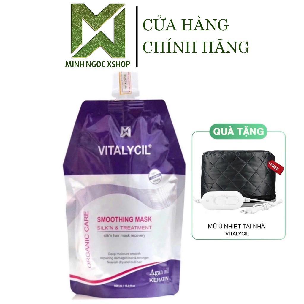 Ảnh Kem ủ tóc phục hồi siêu mượt Collagen Karseell - Vitalycil 500ML, tóc đẹp chuẩn salon ngay tại nhà 2