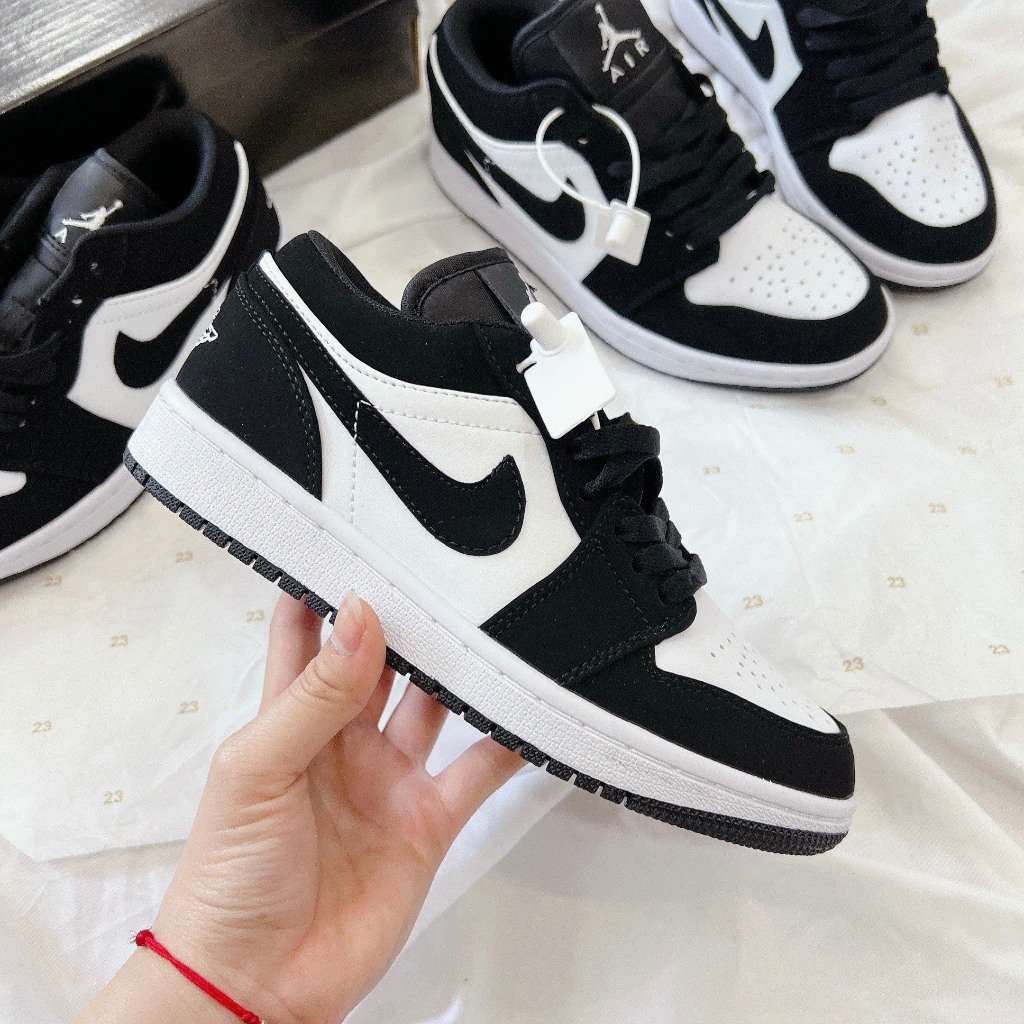 Giày JD Panda Cổ Thấp,JD1 Low Bản Đen Trắng Cực Hot Đủ Size Nam Nữ ...