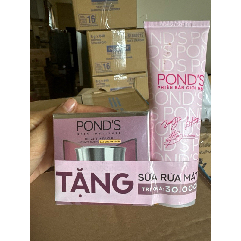 [mua 1 tặng 1] Kem Dưỡng Da POND'S White Beauty Trắng Mịn Không Tỳ Vết Ngày Và Đêm 50