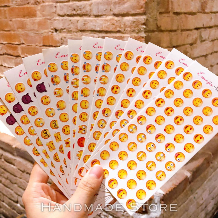 Set 12 Sticker Emoji | Shopee Việt Nam