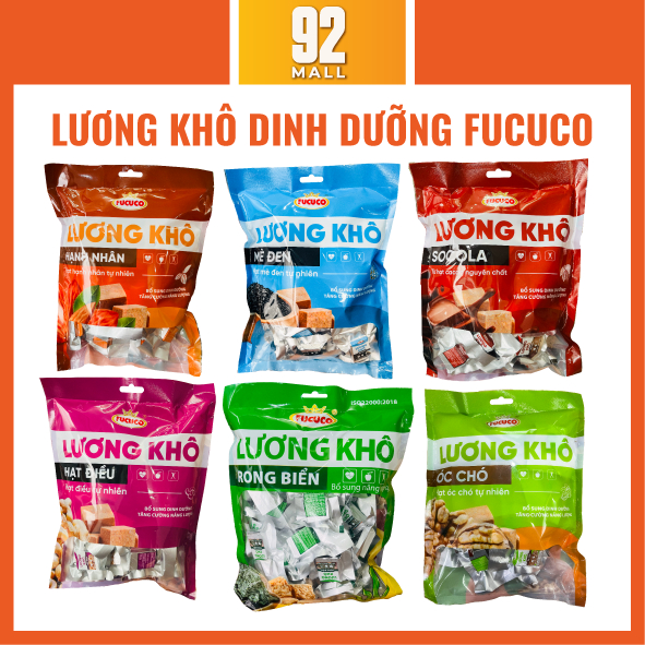 Lương khô Mini 20 Vị Việt Nam -Lương Khô Dinh Dưỡng Ăn Vặt Bổ Sung Năng ...