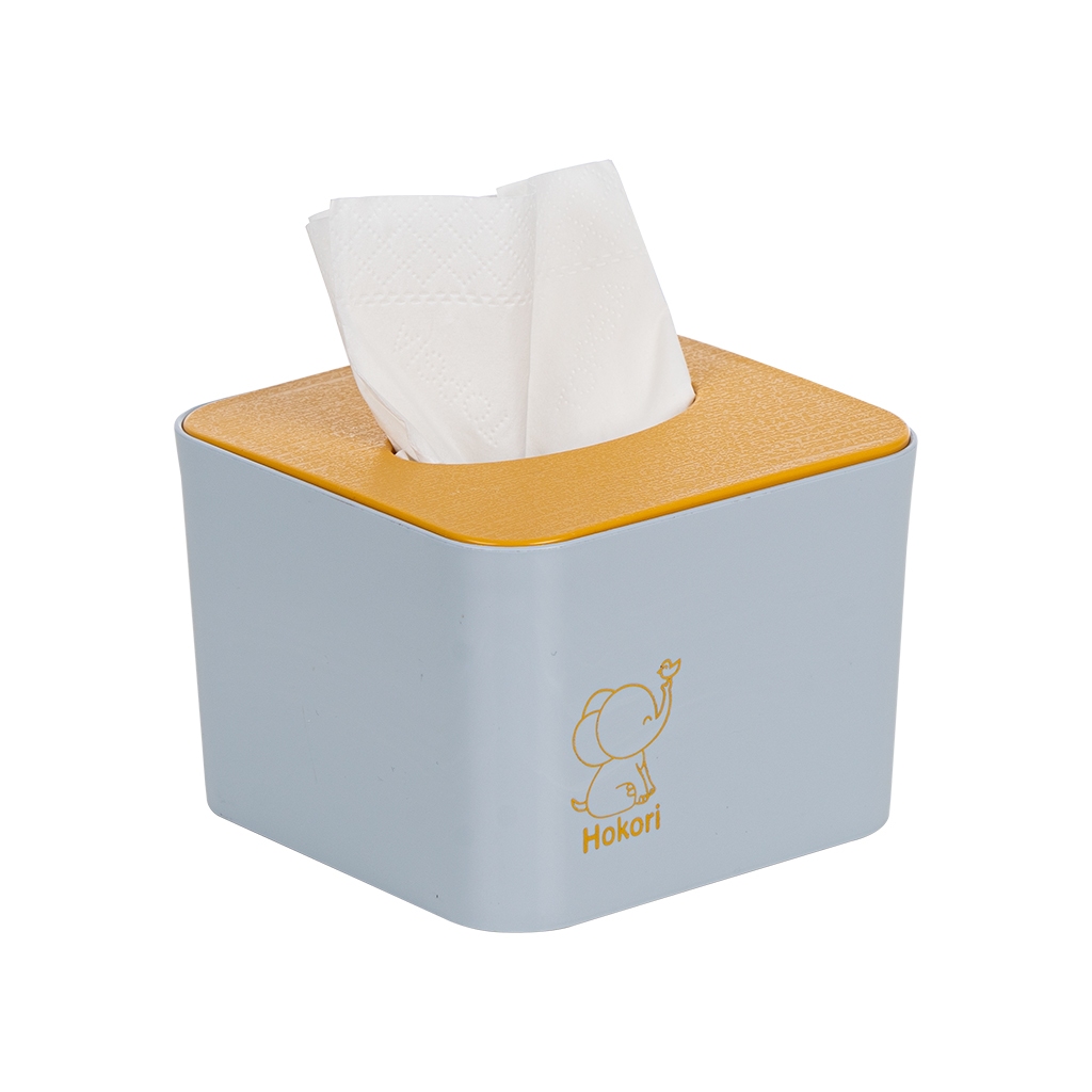 Hộp Đựng Khăn Giấy, Hộp Đựng Giấy Ăn Vuông Hokori Chính Hãng Việt Nhật (mã 2738)