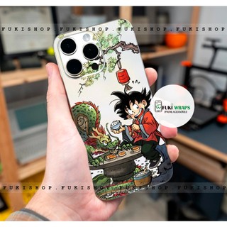 Miếng dán Skin Mặt Lưng Songoku MS011 FULL VIỀN Dành cho 15 pro max 14 pro max 13 pro max - FukiShop