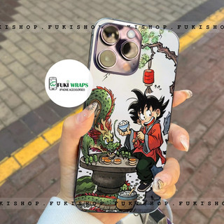 Miếng dán Skin Mặt Lưng Songoku MS011 FULL VIỀN Dành cho 15 pro max 14 pro max 13 pro max - FukiShop