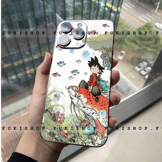 Miếng dán Skin Mặt Lưng Songoku MS012 FULL VIỀN Dành cho 15 pro max 14 pro max 13 pro max - FukiShop