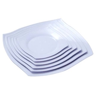 [Kho Sỉ] Đĩa phíp màu trắng nhựa phíp melamine Trường Thành -Hunghome