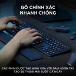 Bàn phím không dây Logitech MX Keys S - Low Profile yên tĩnh, Đèn nền, Bluetooth, Sạc USB-C - Bảo Hành Chính Hãng — ảnh 4
