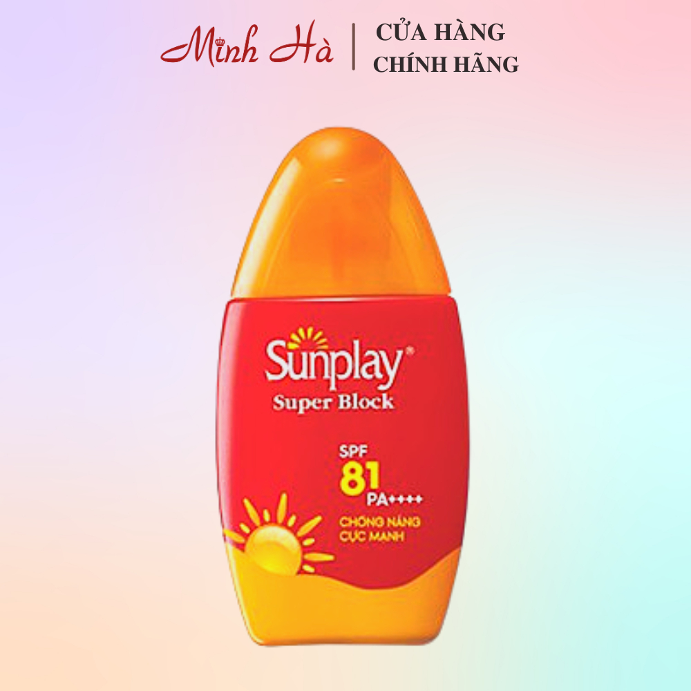 Ảnh Sữa chống nắng Sunplay Super Block SPF81 PA++++ 30ml 70ml giúp ngăn đen sạm, nám da chống nước 1