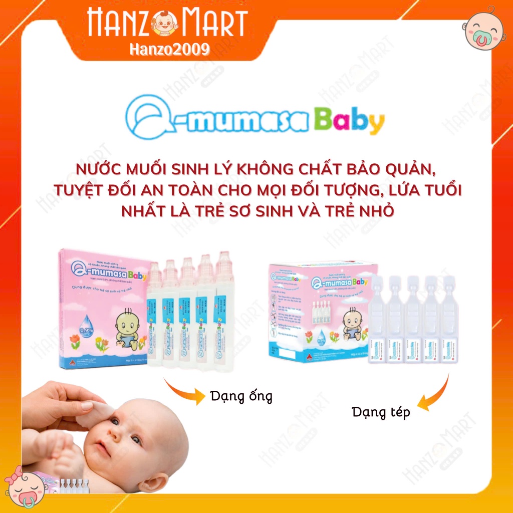 Nước muối sinh lý vô khuẩn cho bé Q - Mumasa Baby