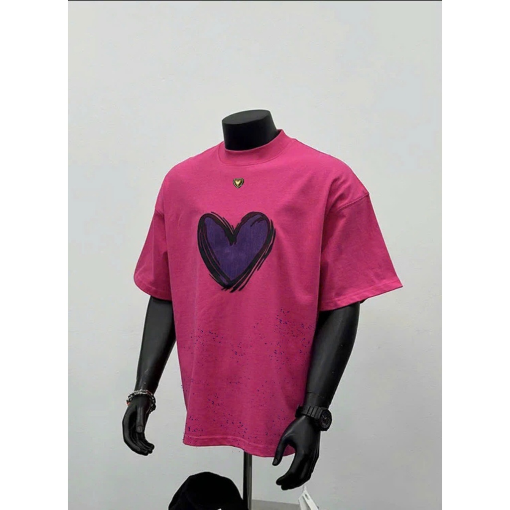Áo thun Stee Cổ tròn BLUE  & PURPLE HEART Localbrand ICVCVNI Unisex