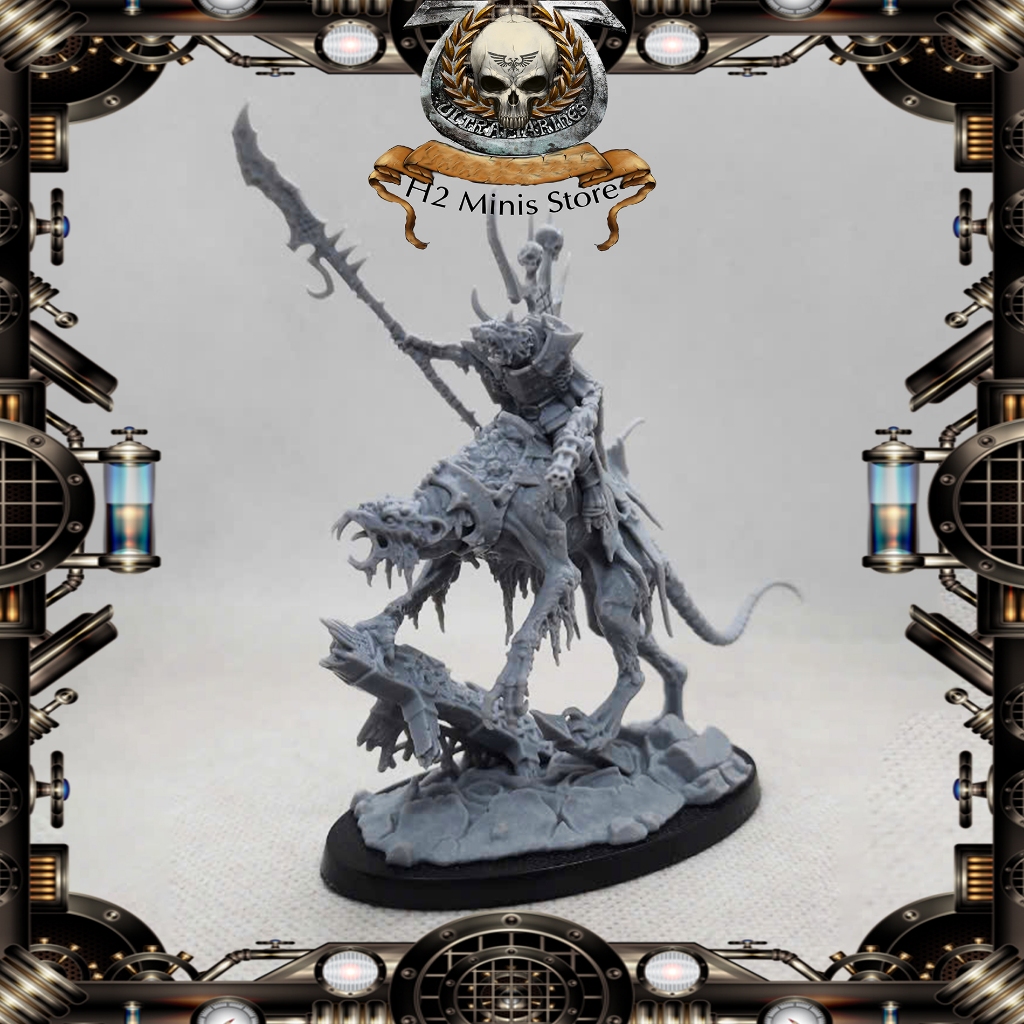 Skaven Clawlord On Gnaw-Beast - New Sculpt - Age Of Sigmar Skaventide