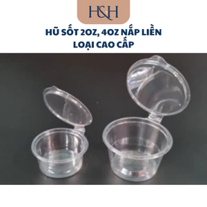 Hũ Sốt Nắp Liền 2oz, 4oz Cốc Đựng Nước Chấm, Hũ Panacota, Hộp Đựng Bánh Flan -Tổng Kho Hải Hạnh