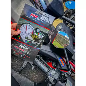 PPF NANO dán kính motogadget. gương kính xe các loại, ra nắng chuyển xám khói nhẹ. nhìn mát mắt