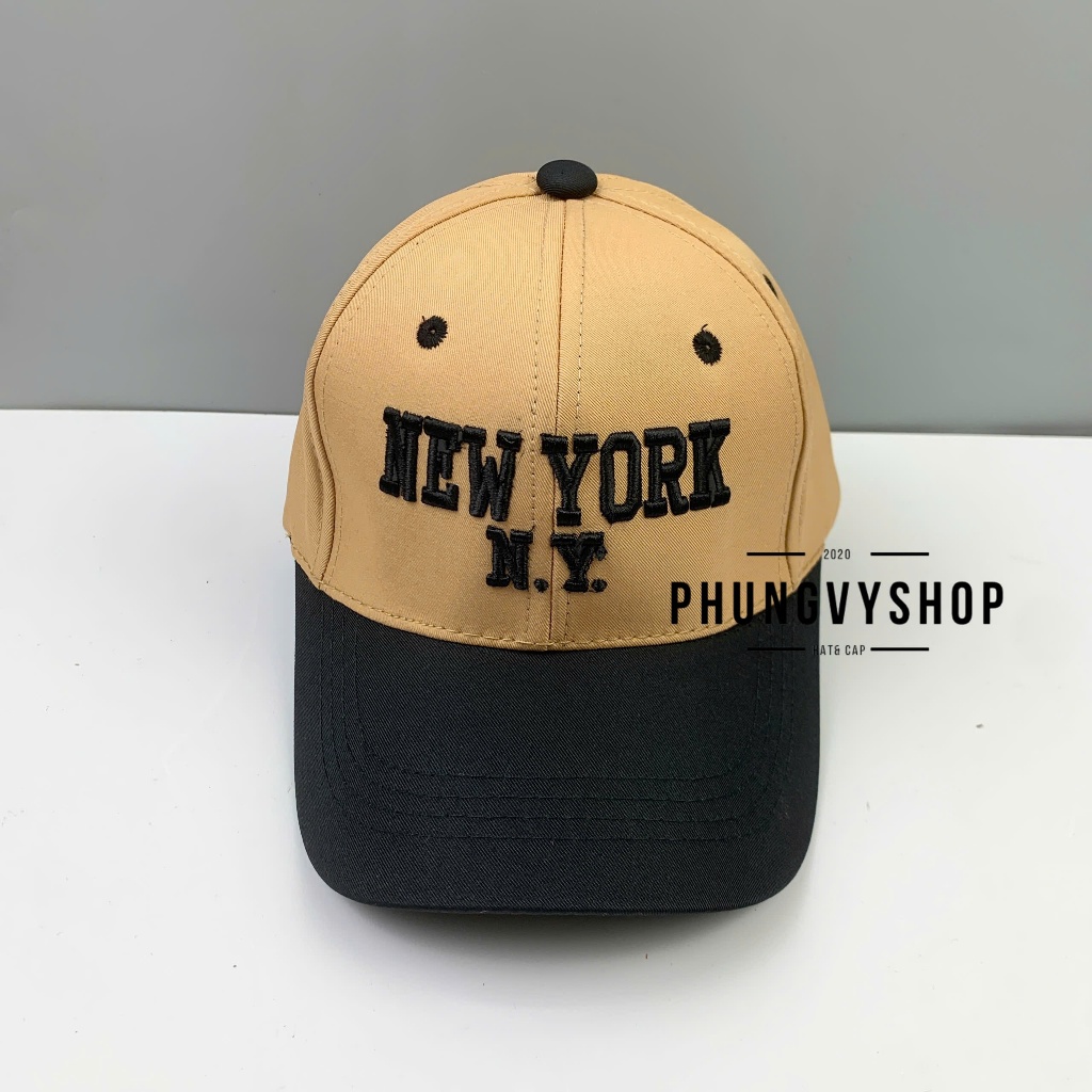Bé 4-10 tuổi/ Mũ lưỡi trai bé trai gái trẻ em phungvyshop-  Nón /Kết trung Vá Phối 2 màu /