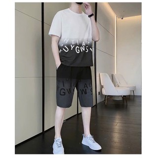 [HỎA TỐC] Đồ Bộ Thể Thao Thun Lạnh Mát Mẻ Nam, Nữ, Sport, Mùa Hè Ngắn Tay Mặc Nhà, Họa Tiết Loang Chữ Đủ Size Unisex