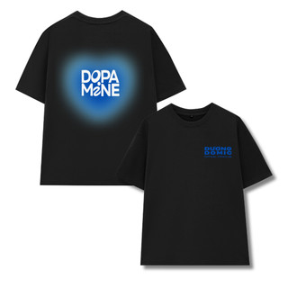 Áo thun DOPAMINE áo phông hình FC Dương Domic, Áo phông unisex tay lỡ in hình hot trend chất thun mềm mịn mỏng nhẹ