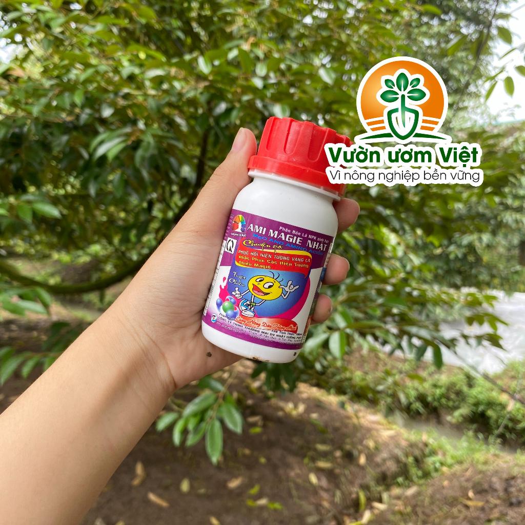 Phân bón Ami Magie - bổ sung Magie cho cây dày lá, hạn chế xoắn lá, chống đỗ ngã, tăng trưởng nhanh