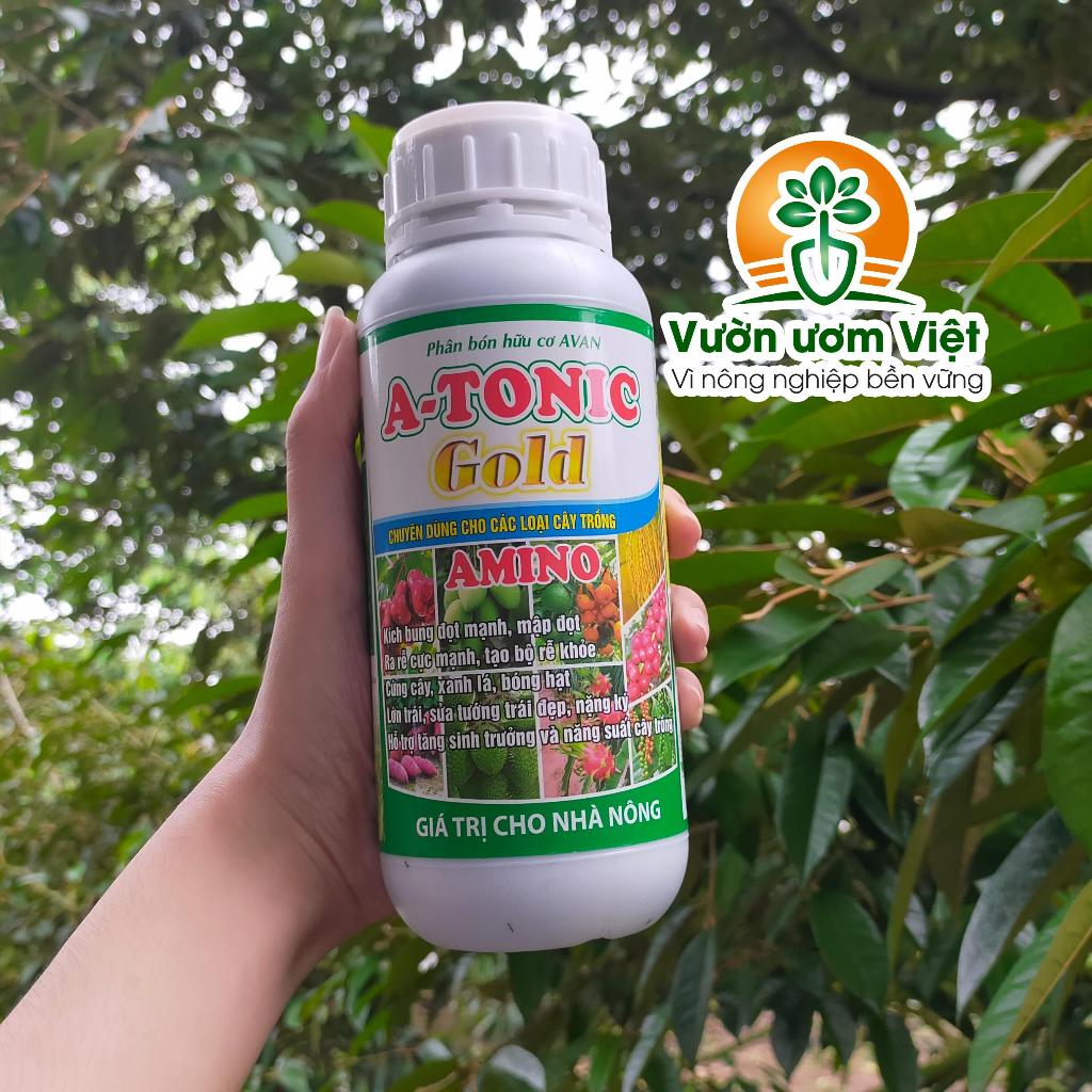 Phân bón hữu cơ Atonic GOLD - kích thích sinh trưởng, phục hồi cây suy, tăng chất lượng cây trồng