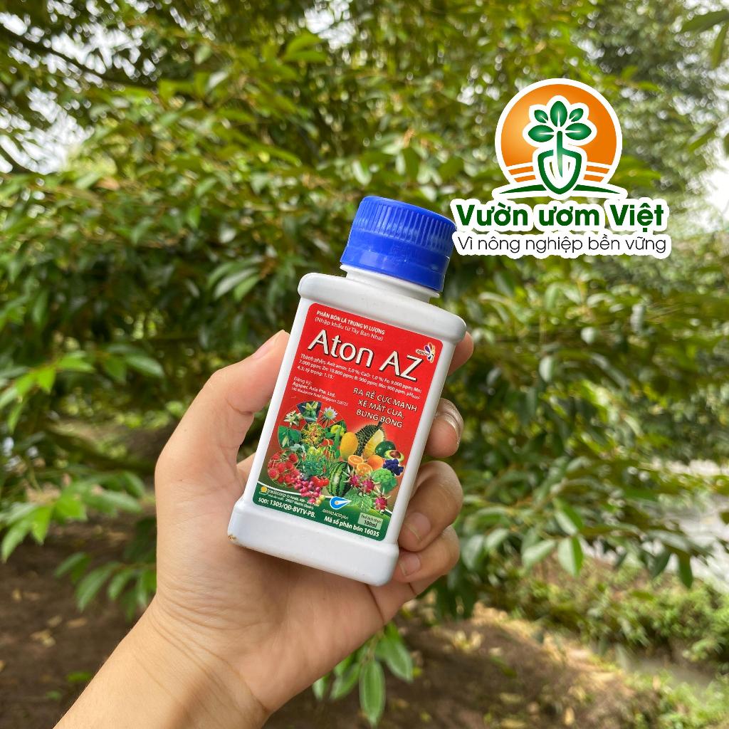 Phân bón Aton AZ - dưỡng bông to, kích rễ mạnh, điều hòa sinh trưởng cây trồng - 100ml