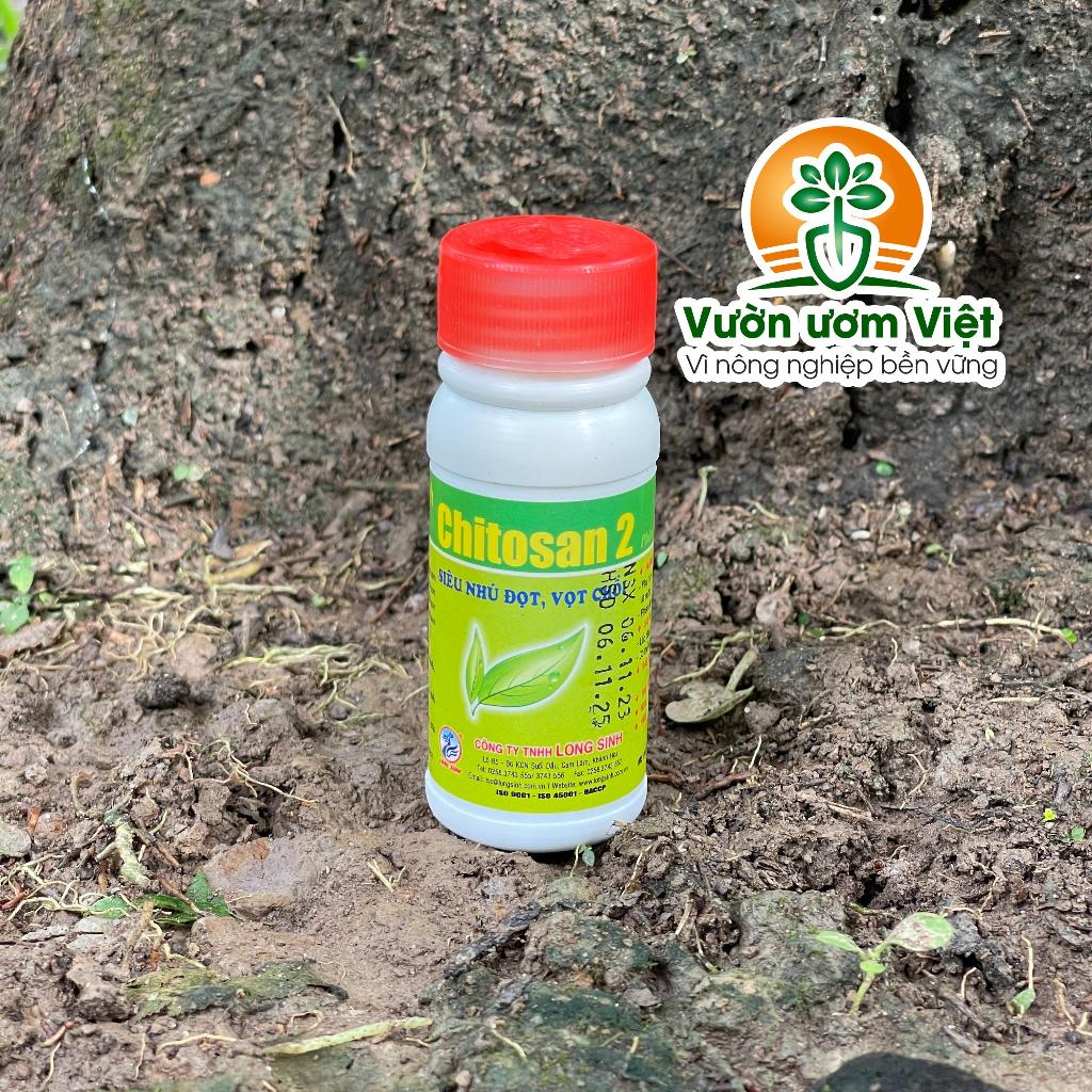 Phân bón hỗn hợp Chitosan 2 - kích ra đọt, xanh to dày lá, đẹp màu cây trồng, cây sáng đẹp