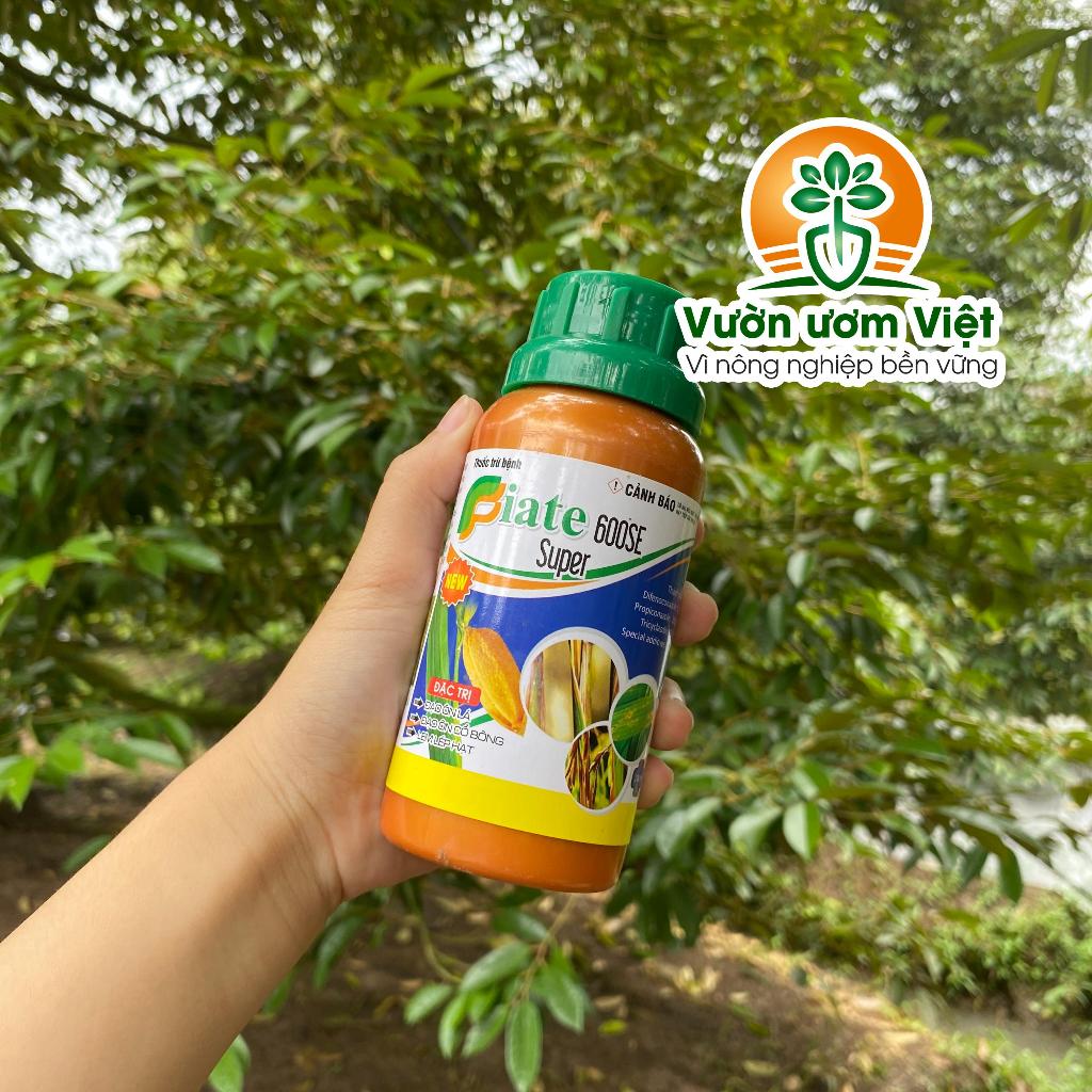 Thuốc trừ bệnh cây trồng Fiate 600SE chuyên trị rỉ sắt, thán thư, cháy bìa lá, đạo ôn - 240ml