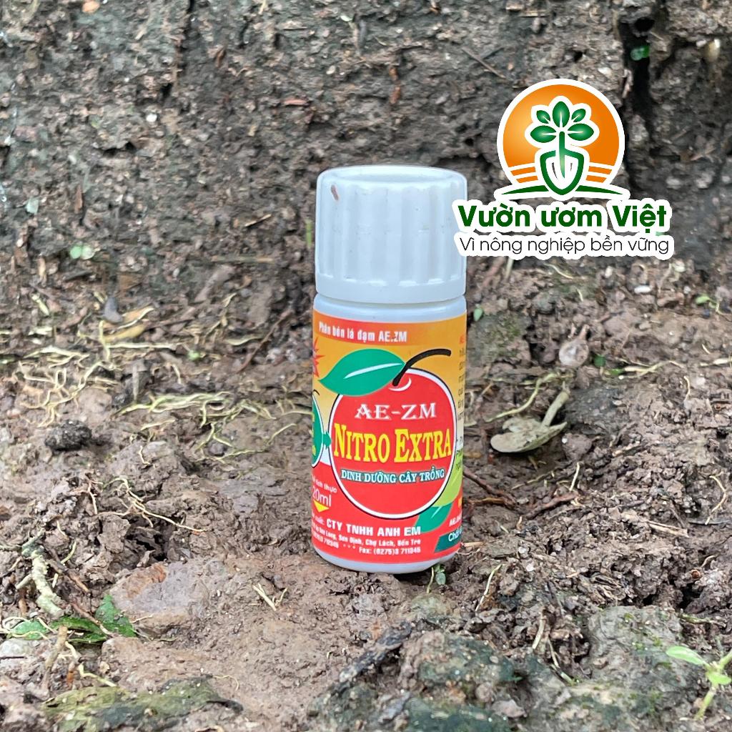 Phân bón vi lượng Nitro Extra - tổng hợp sinh khối đầy đủ tất cả dinh dưỡng cho cây trồng