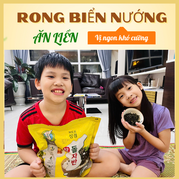 Rong Biển Nướng Ăn Liền Sung Gyung Bổ Sung Canxi, Thơm Ngon, Bổ Dưỡng ...