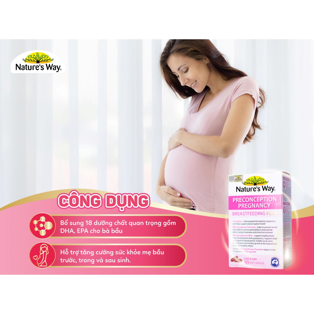 Nature's Way PreConception Pregnancy Breastfeeding Plus - Bổ sung ...