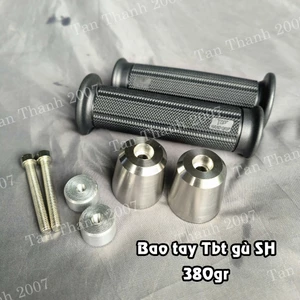Bao tay tbt kèm gù chống rung Sh 380gr inox 304 giá 1 cặp KHÔNG SỬ DỤNG CHO AIR BLADE, VISION, VARIO ĐỜI MỚI