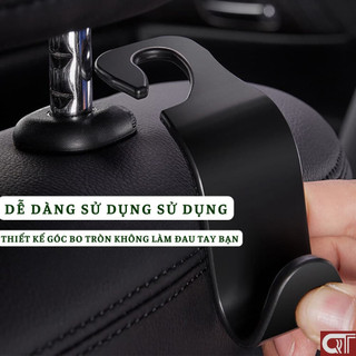 Móc treo đồ vai ghế ô tô tiện dụng,Móc gài sau ghế ngồi ô tô họa tiết hoạt hình