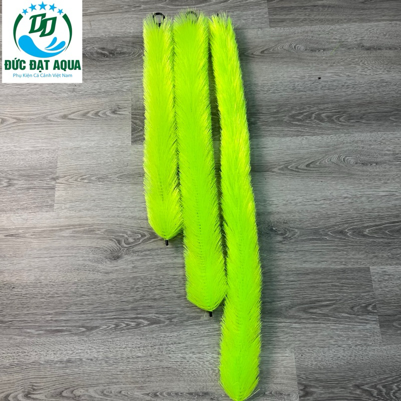 chổi lọc hồ cá koi 60-80-100cm màu xanh lá 7