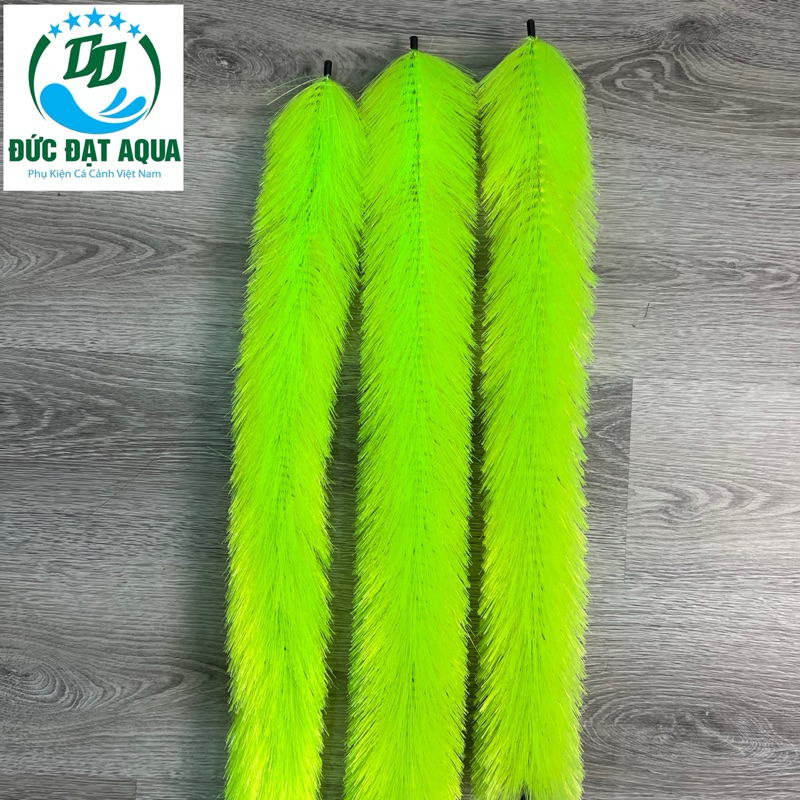 chổi lọc hồ cá koi 60-80-100cm màu xanh lá 8