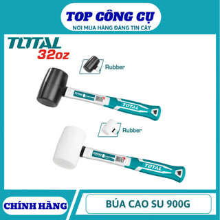 ĐỒ NGHỀ TOTAL Búa cao su đen / trắng 900g THT763216 / THT763236