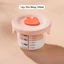 Hộp Trữ Đông Thủy Tinh Gấu Cho Bé Có Nắp Và Vạch Chia Ml, Hũ Trữ Đông Đồ Ăn Dặm Dung Tích 200ML