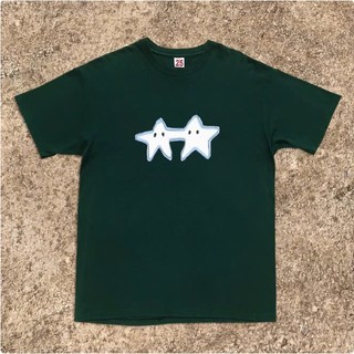 Áo Phông Cổ Tròn Nam Nữ Phối Hình Ngôi Sao Nắm Tay Phong Cách Trẻ Trung, Dễ Thương, Chất Liệu Cotton Khô Mềm Mịn Mát Mẻ