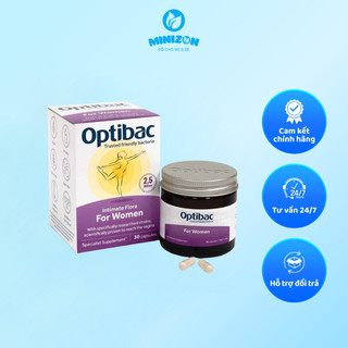 Men Vi Sinh Optibac Probiotics For Women Tím UK Hộp 30 Viên