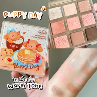 [ODBO] Bảng Phấn Mắt 9 Ô Odbo Kitten Day & Puppy Day Mèo & Cún Con Tặng Kèm Kẹp Tóc Sweet Munch 9g