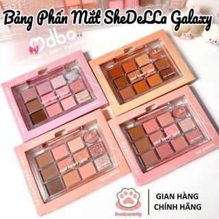 [ODBO] Bảng Mắt Odbo 12 Ô Real Heart Trái tim Nhũ Lì Trong Suốt Color Eye Palette