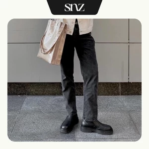 Quần Jeans Baggy Nam Ống Suông Rộng Dáng Đứng Snazzy Straight Grey