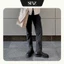 Quần Jeans Baggy Nam Ống Suông Rộng Dáng Đứng Snazzy Straight Grey