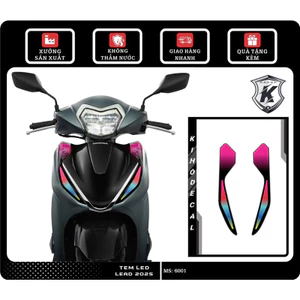 Decal dán đèn Lead 2025 (Xi nhan trước )
