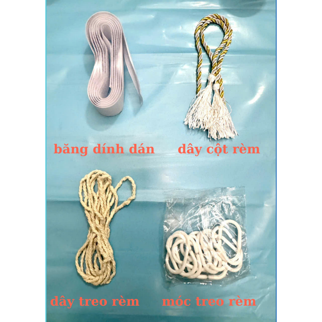 Rèm cửa dán+ treo tường chống nắng, rèm cửa trang trí cửa sổ 2 trong 1 vừa dán vừa treo