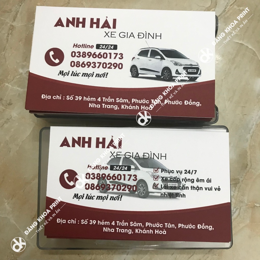 In card visit, in danh thiếp, in thẻ kích thước theo yêu cầu (Khách có sẵn file thiết kế, Shop chỉ cần in)